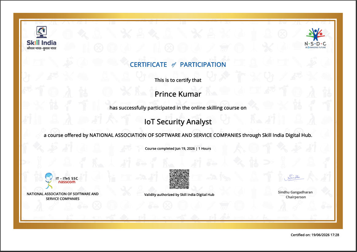 loT Security Analyst